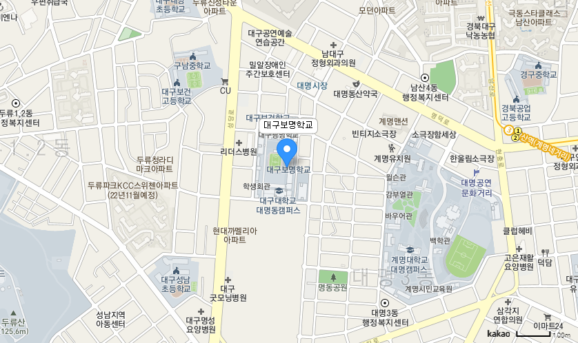 학교 찾아오시는 길 지도